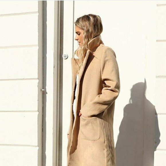 Madison Square Socialite Coat NEW with Tags Size S Camel Autumn Winter Chic - Picture 9 of 9